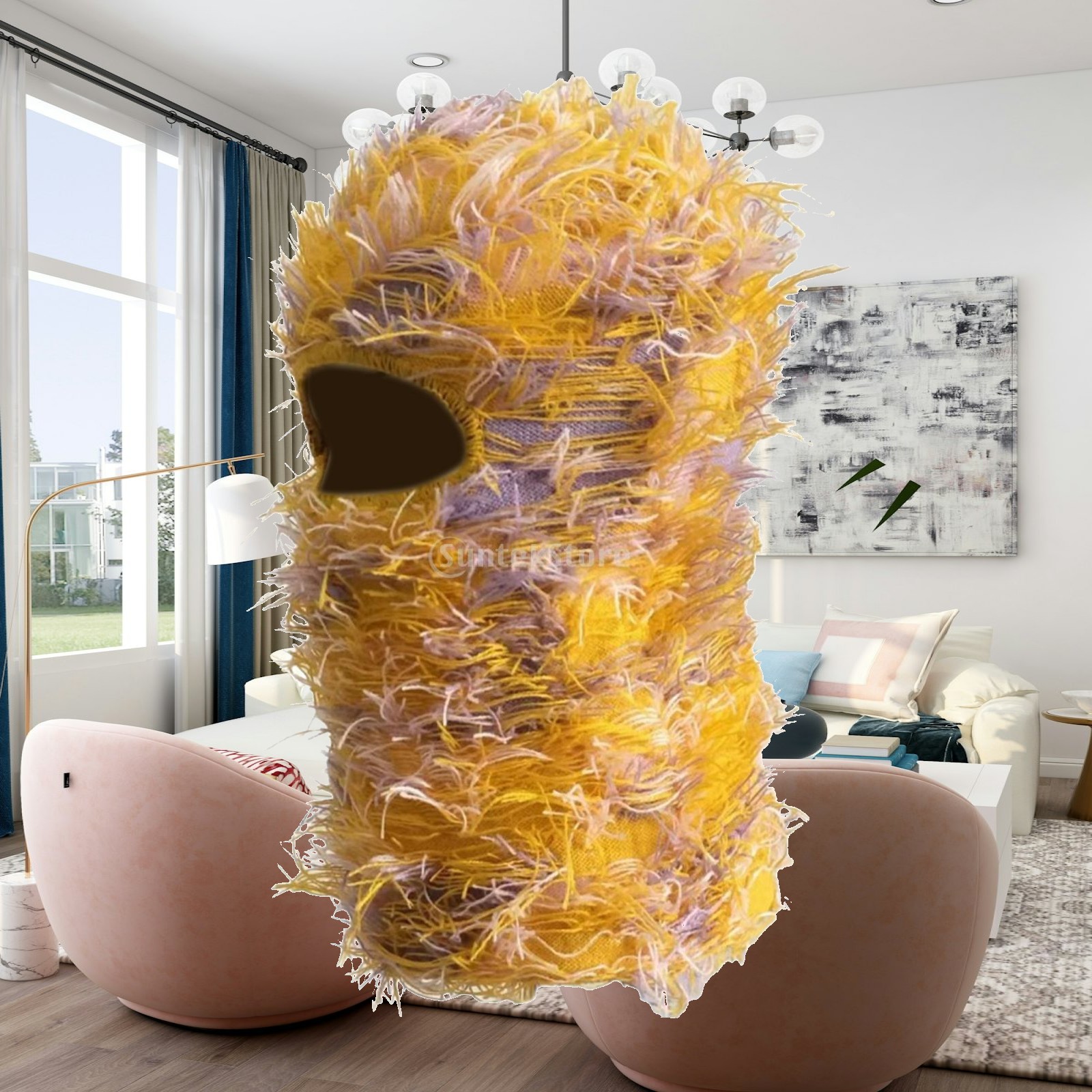Balaclava Ski Mask - หมวกกันหนาว ผ้าคลุมศีรษะนุ่ม ผ้าพันคอ ผ้าคลุมคอให้ความอบอุ่น อุปกรณ์สวมศีรษะ บาลาคลาวาสำหรับเล่นสกี