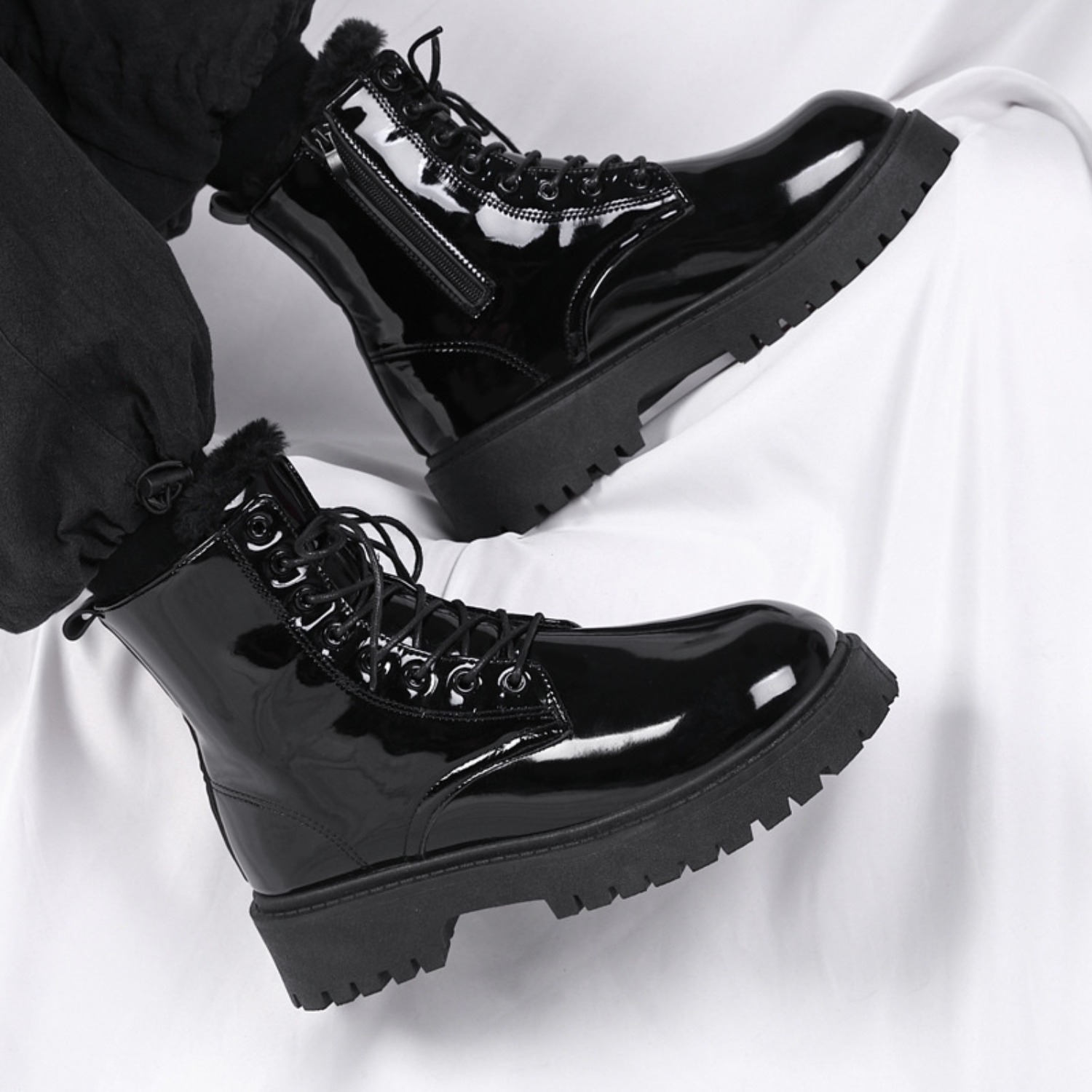 รองเท้าบูทหุ้มข้อบุขนหนานุ่มสำ - Waterproof Winter Boot บทวิจารณ์และราคา