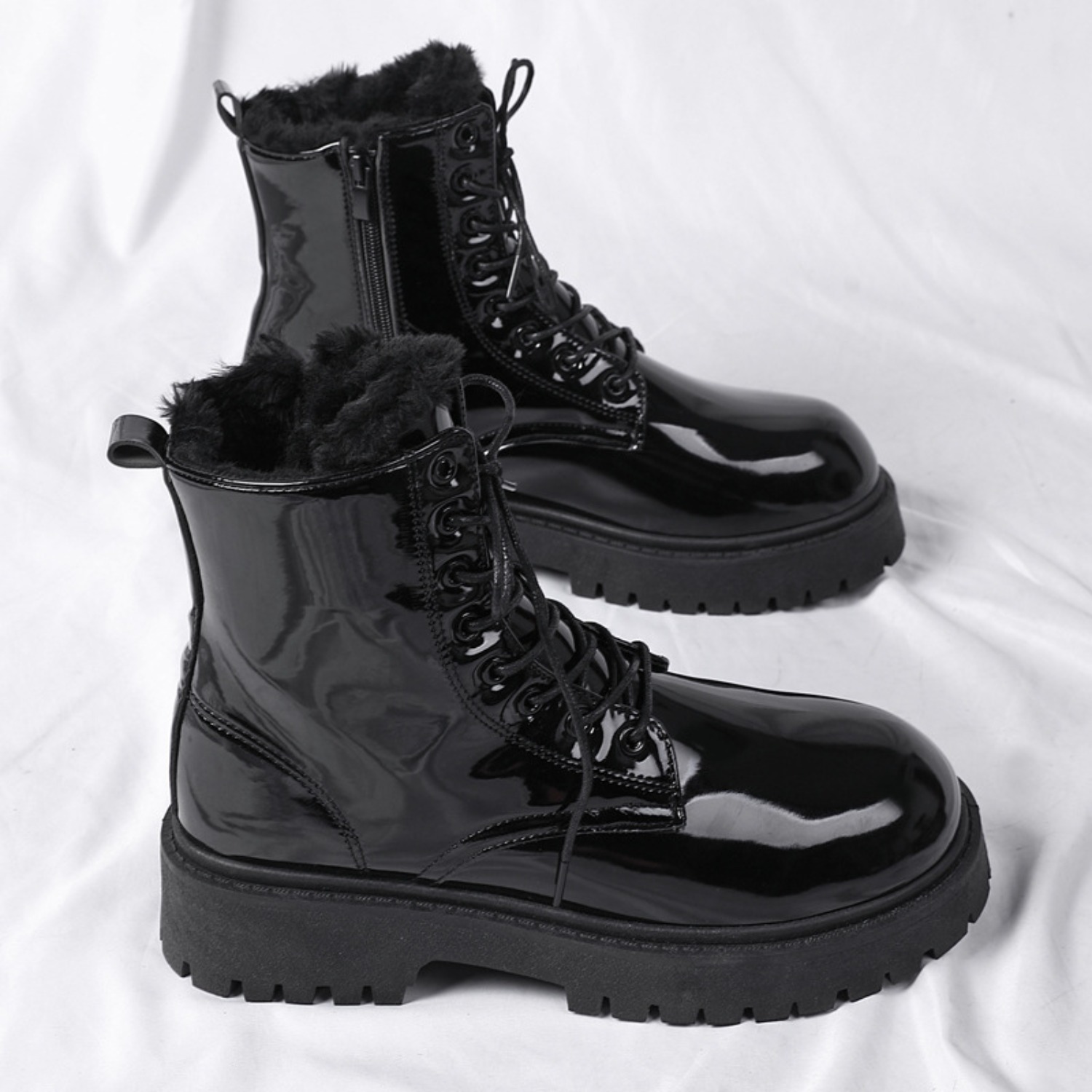 รองเท้าบูทหุ้มข้อบุขนหนานุ่มสำ - Waterproof Winter Boot บทวิจารณ์และราคา