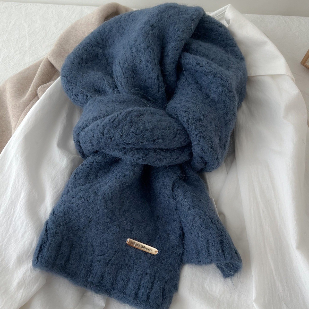 ผ้าพันคอขนสัตว์คุณภาพสูง สำหรั - Wool Scarf Men บทวิจารณ์และราคา