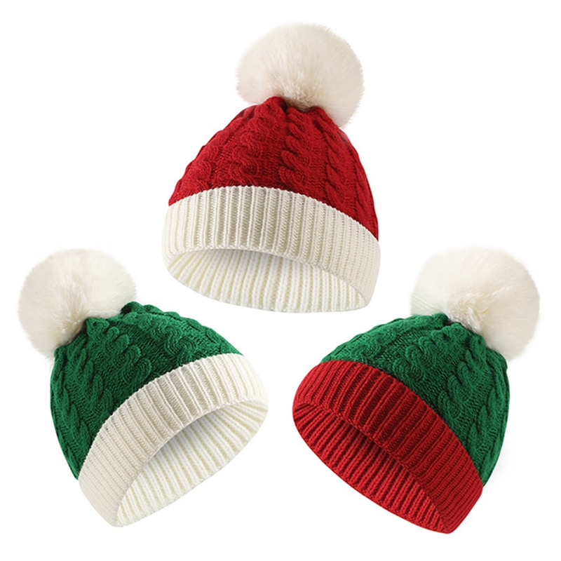 หมวกไหมพรมถักสำหรับผู้ใหญ่และเ - Knit Beanie Hat Warm บทวิจารณ์และราคา