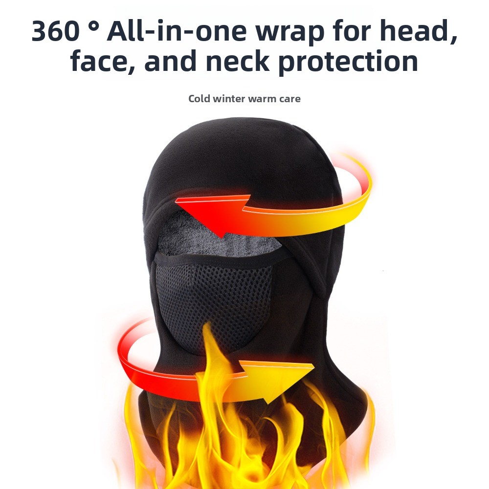 หมวกคลุมศีรษะป้องกันลมหนาวสำหร - Balaclava Ski Mask บทวิจารณ์และราคา