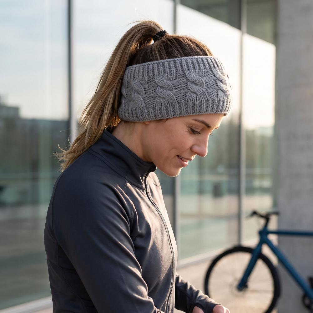 ที่คาดผมขนเฟอร์เทียมสำหรับฤดูห - Fleece Ear Warmer Band บทวิจารณ์และราคา