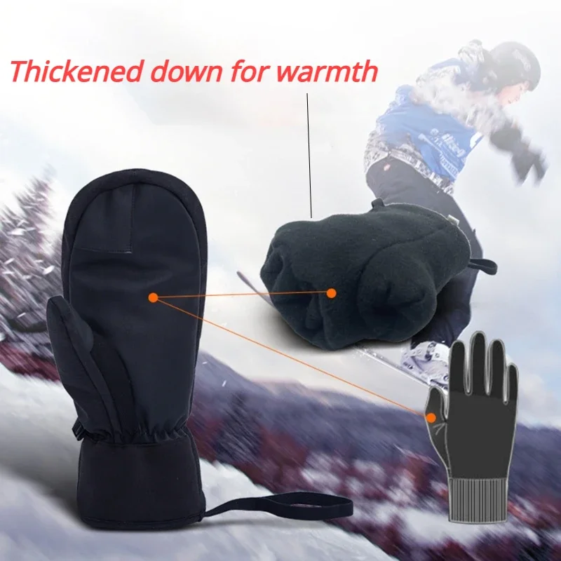 ถุงมือสกีฤดูหนาวกันน้ำ หน้าจอส - Touch Screen Gloves บทวิจารณ์และราคา