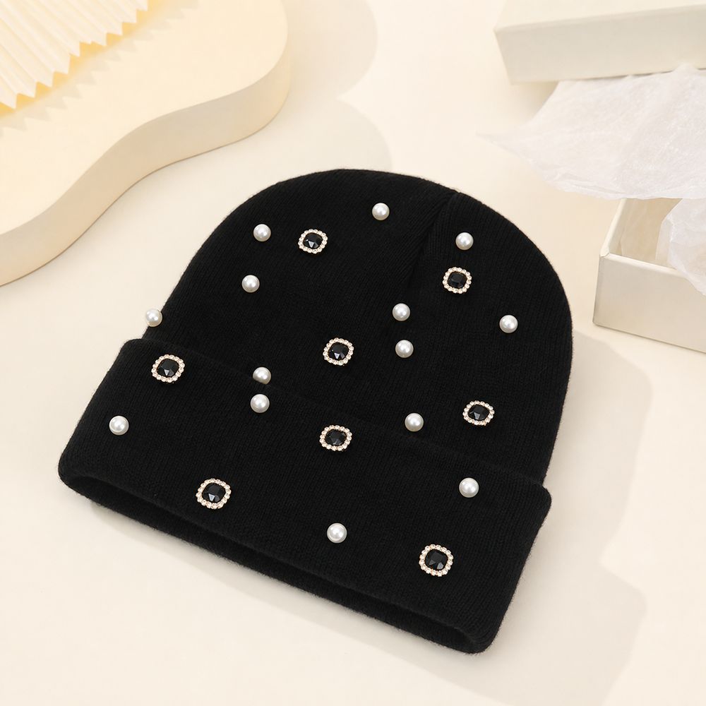 หมวกบีนนี่ถักนิตติ้งผ้าฝ้ายแฟช - Knit Beanie Hat Warm บทวิจารณ์และราคา