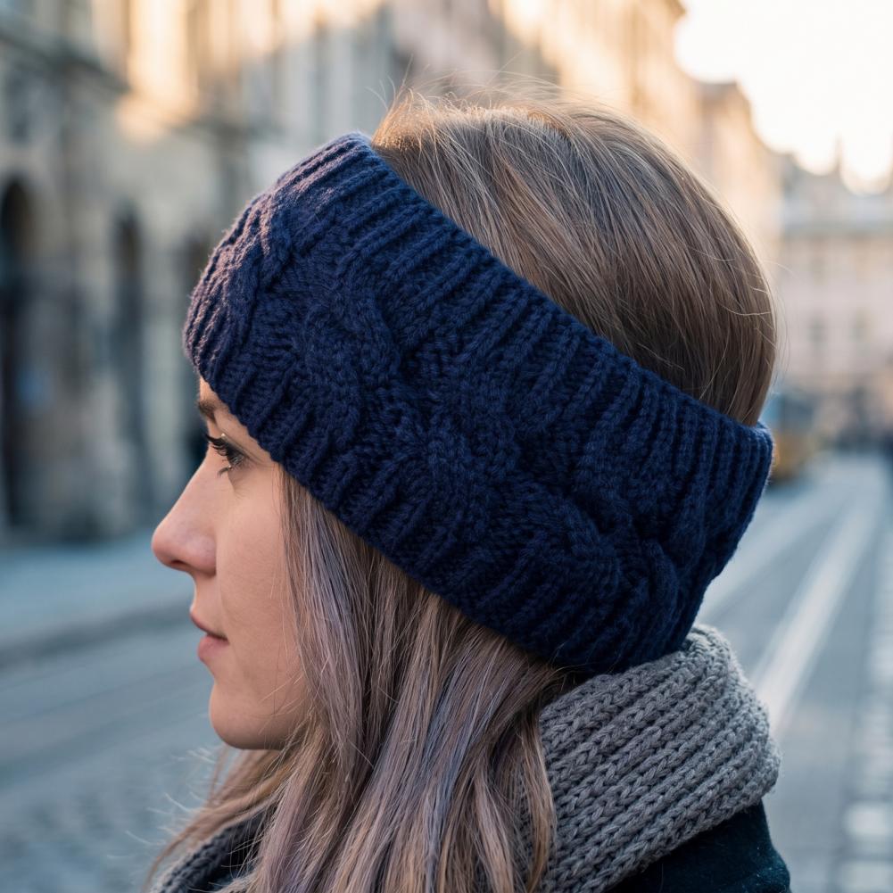 ที่คาดผมถักสำหรับผู้หญิงในฤดูห - Fleece Ear Warmer Band บทวิจารณ์และราคา