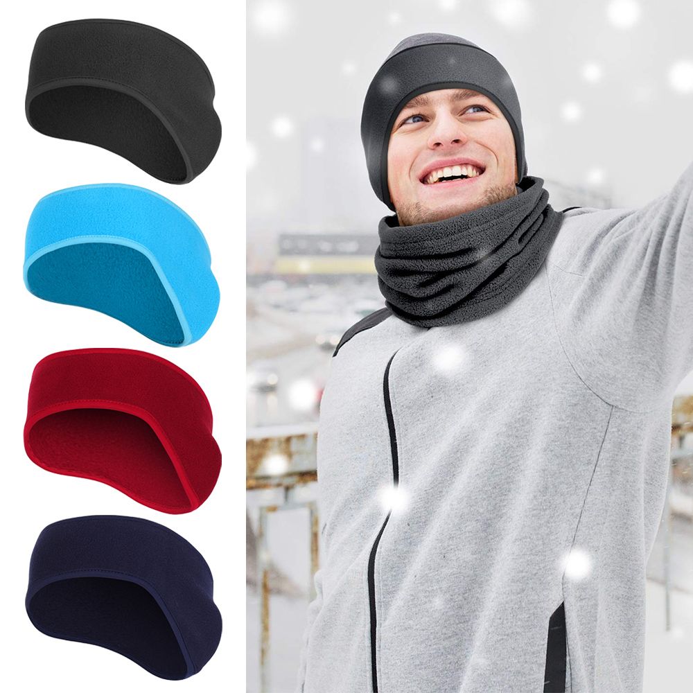 ที่คาดผมกันเหงื่อ 1 ชิ้น ผ้าฟล - Fleece Ear Warmer Band บทวิจารณ์และราคา