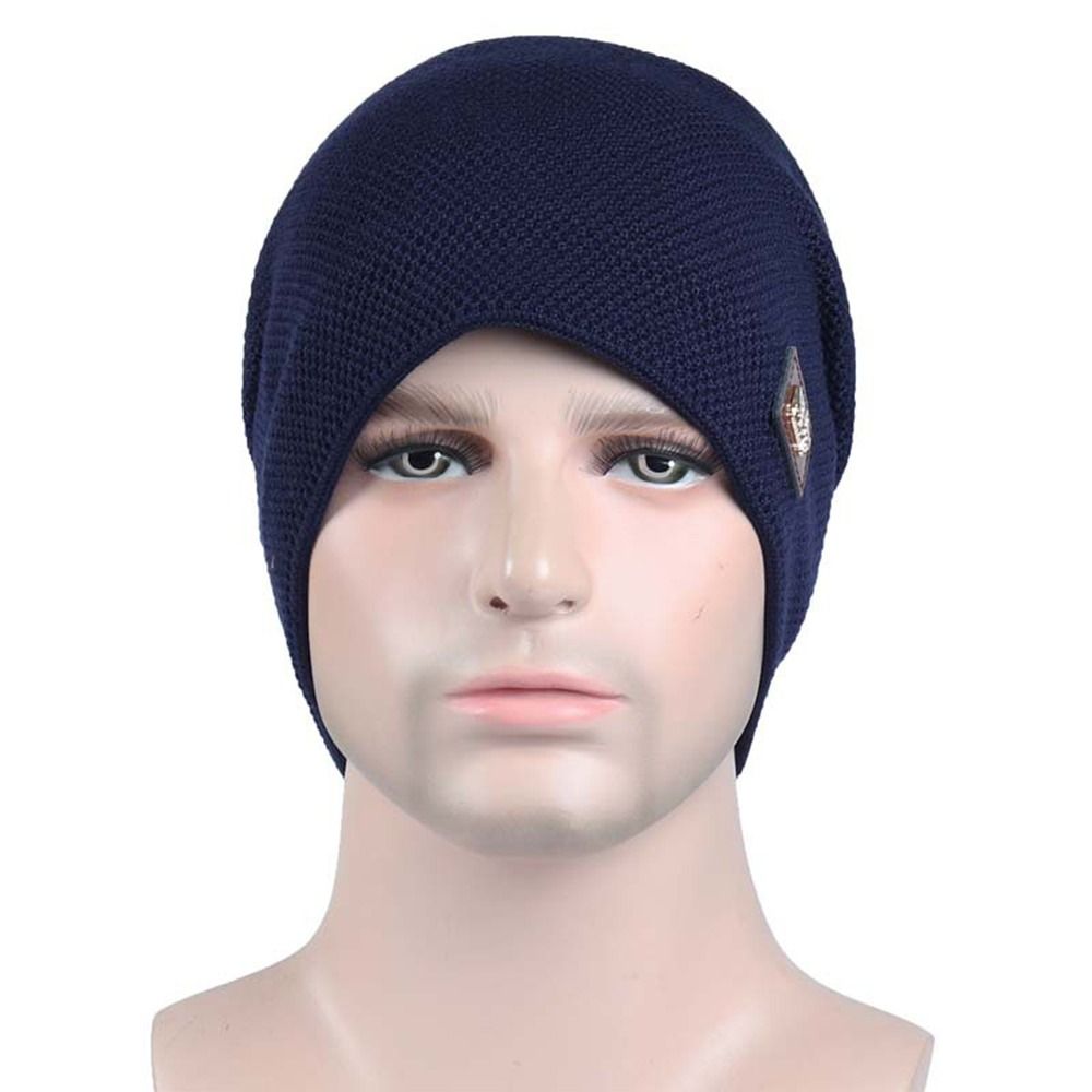 หมวกไหมพรมบุขนแกะอุ่นสบาย สไตล - Knit Beanie Hat Warm บทวิจารณ์และราคา