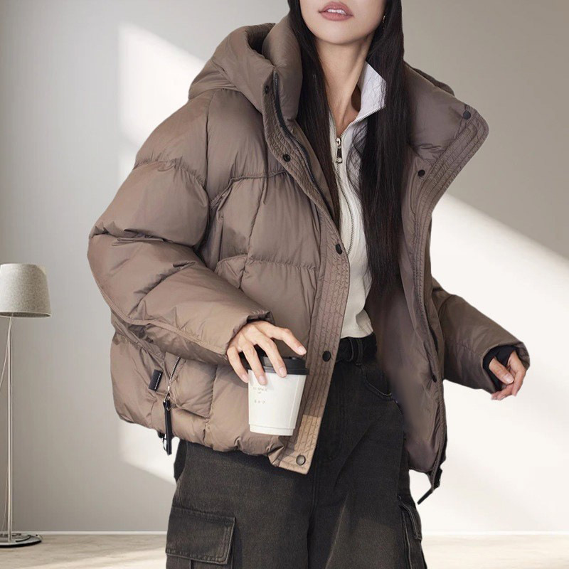 เสื้อแจ็คเก็ตขนเป็ดสีขาวแบบสั้ - Down Jacket Packable บทวิจารณ์และราคา