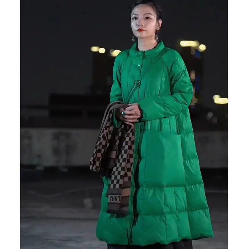 แจ็คเก็ตขนเป็ดตัวยาวโอเวอร์ไซส - Down Jacket Packable บทวิจารณ์และราคา