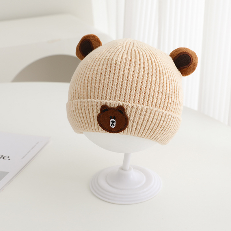 หมวกกันหนาวสำหรับเด็ก 46-50 ซม - Knit Beanie Hat Warm บทวิจารณ์และราคา