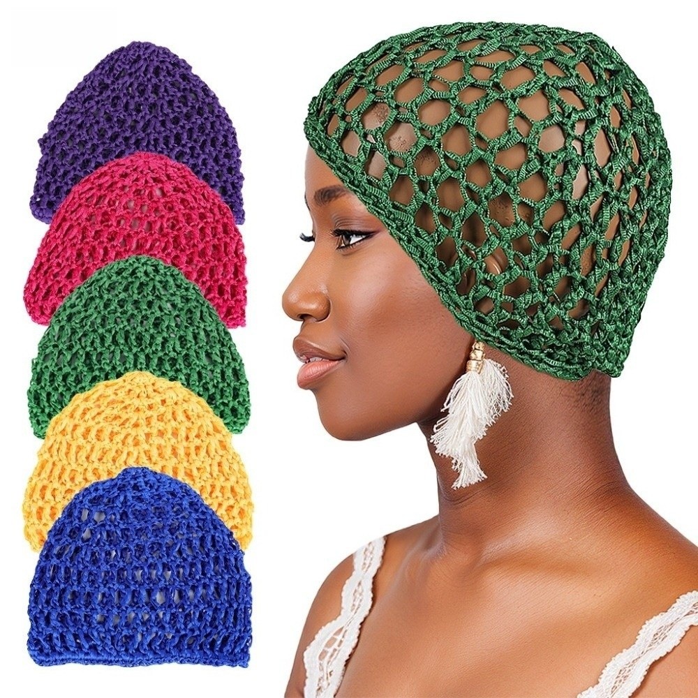 หมวกคลุมผมแบบโปร่งสบาย ระบายอา - Knit Beanie Hat Warm บทวิจารณ์และราคา