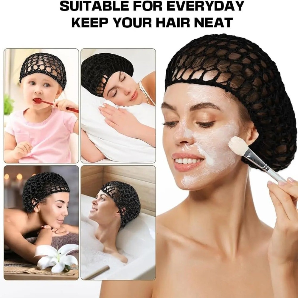 หมวกคลุมผมแบบโปร่งสบาย ระบายอา - Knit Beanie Hat Warm บทวิจารณ์และราคา