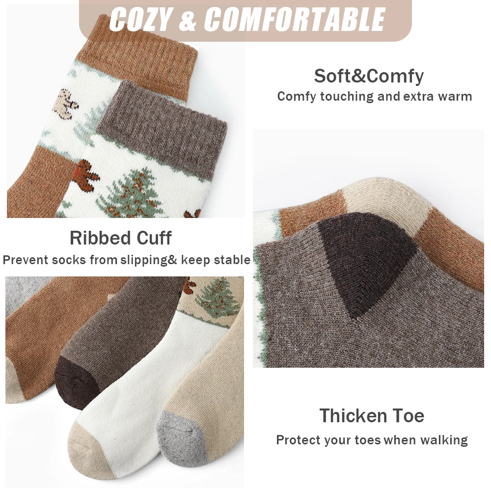 ถุงเท้าขนสัตว์สำหรับผู้หญิง 5  - Thermal Sock Wool บทวิจารณ์และราคา