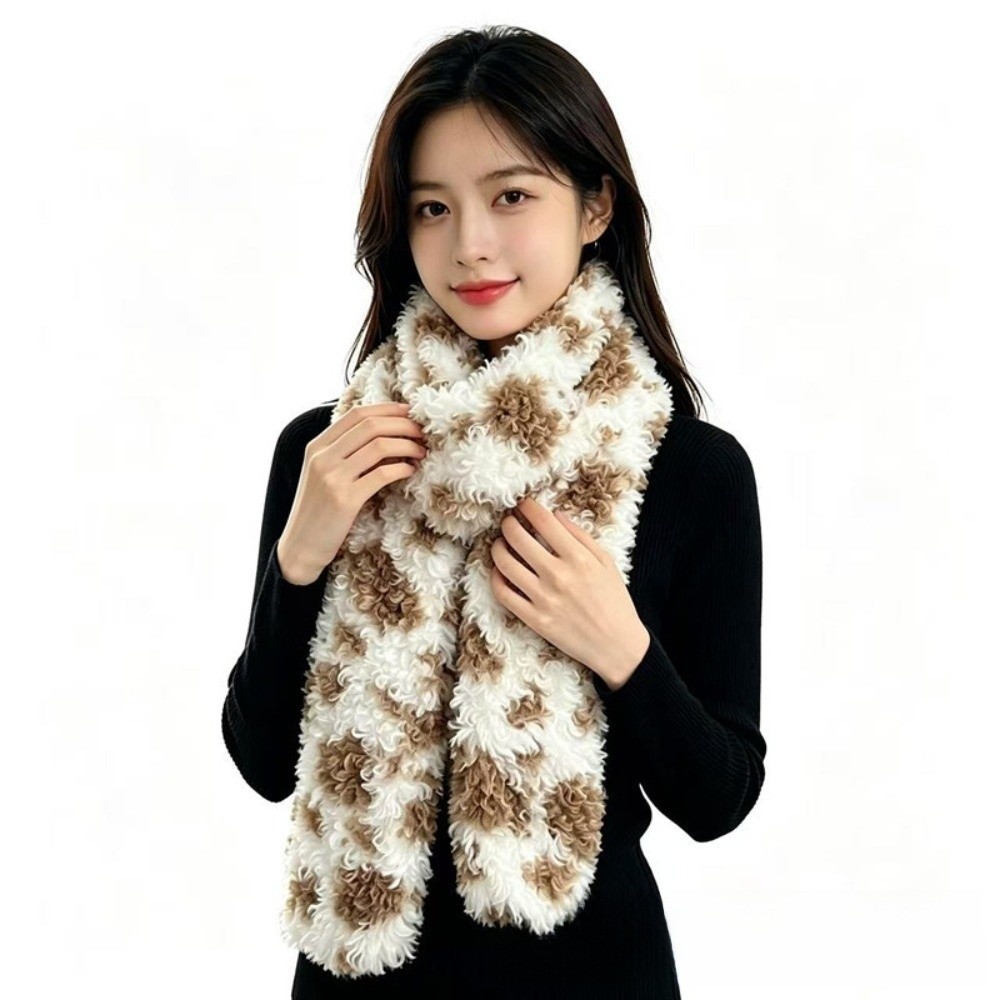 ผ้าพันคอขนหนานุ่ม ผ้าคลุมไหล่เ - Shawl Wrap Winter บทวิจารณ์และราคา
