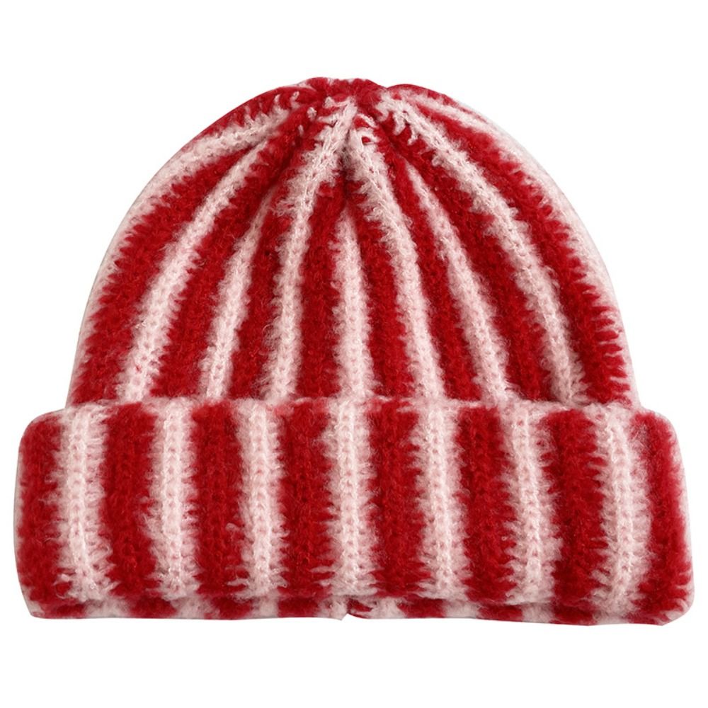 หมวกบีนนี่ถักลายใหม่ กันลม กัน - Knit Beanie Hat Warm บทวิจารณ์และราคา
