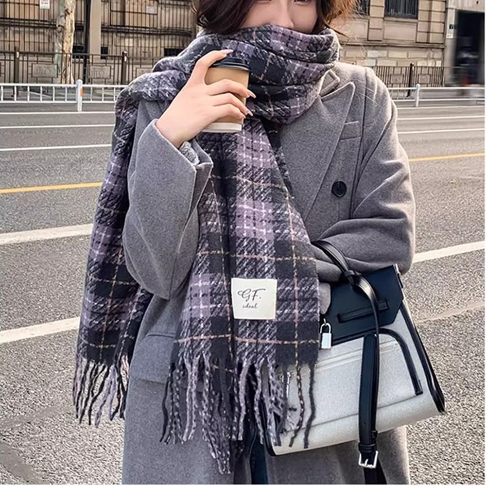 ผ้าพันคอฤดูหนาวแบบลำลอง นุ่ม ก - Shawl Wrap Winter บทวิจารณ์และราคา