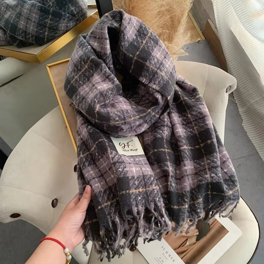 ผ้าพันคอฤดูหนาวแบบลำลอง นุ่ม ก - Shawl Wrap Winter บทวิจารณ์และราคา